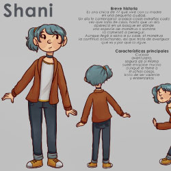 hoja de referencia de oc shani